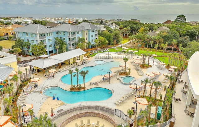 5802 Palmetto Dr Unit B 314, Isle Of Palms, SC 29451 - community pool with a patio area
