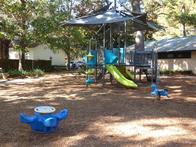 view of play area