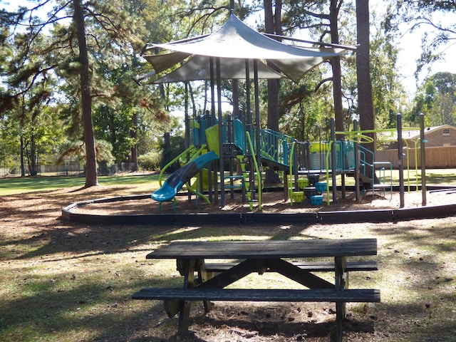 view of play area