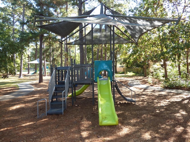 view of play area