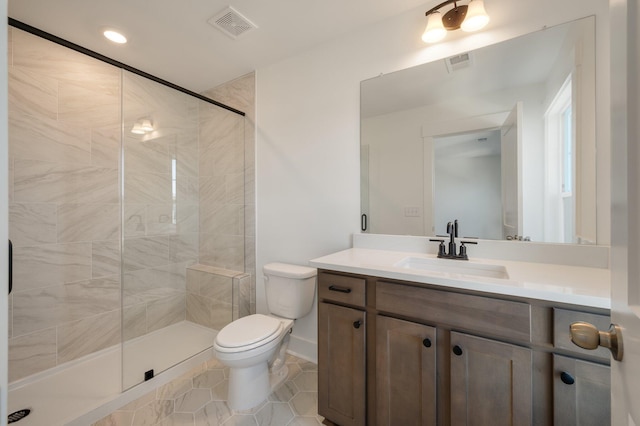 414 Katies Scenic Ct, Charleston, SC 29492 - full bath with a shower stall, visible vents, and toilet