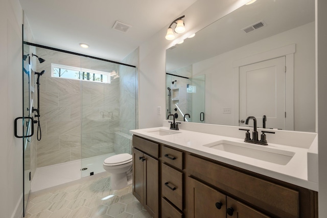 414 Katies Scenic Ct, Charleston, SC 29492 - full bath featuring visible vents, a sink, and a stall shower
