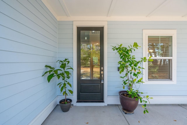 view of entrance to property