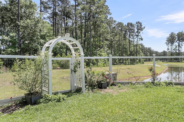 404 Bowstring Dr, Huger, SC 29450 - view of yard featuring a water view
