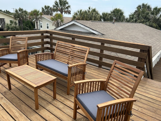 1736 E Ashley Ave, Folly Beach, SC 29439 - view of wooden terrace
