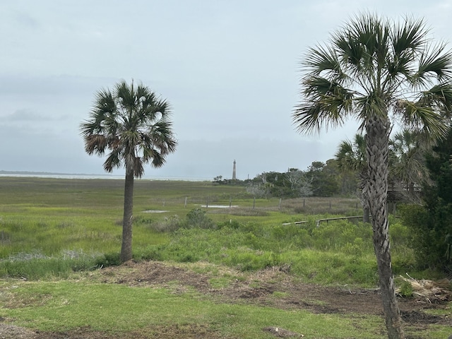 1736 E Ashley Ave, Folly Beach, SC 29439 - view of yard with a view of countryside