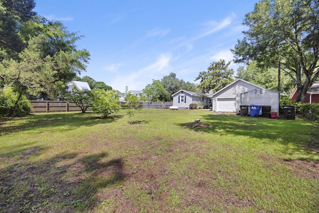 647 Ellis St, Mount Pleasant, SC 29464 - view of yard featuring an outdoor structure and a garage