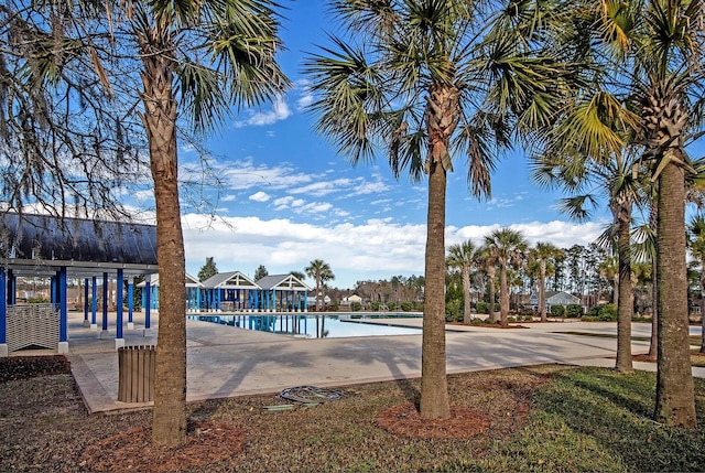 view of pool