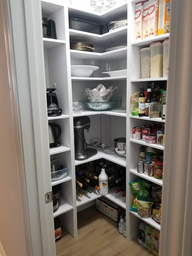 view of pantry