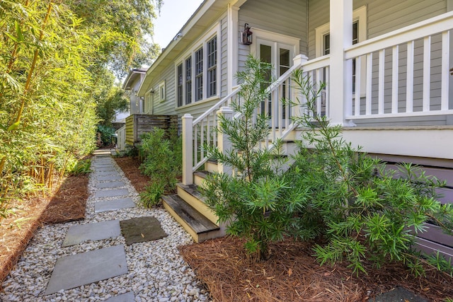 view of home's exterior