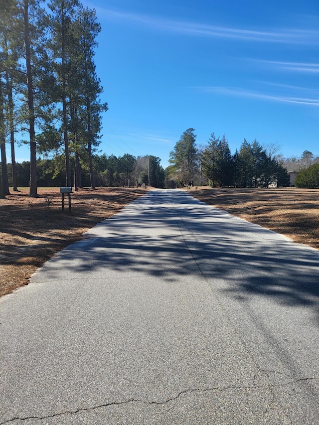 view of road