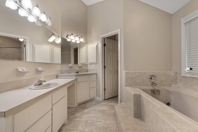 105 Londonderry Rd, Goose Creek, SC 29445 - bathroom with a garden tub and vanity