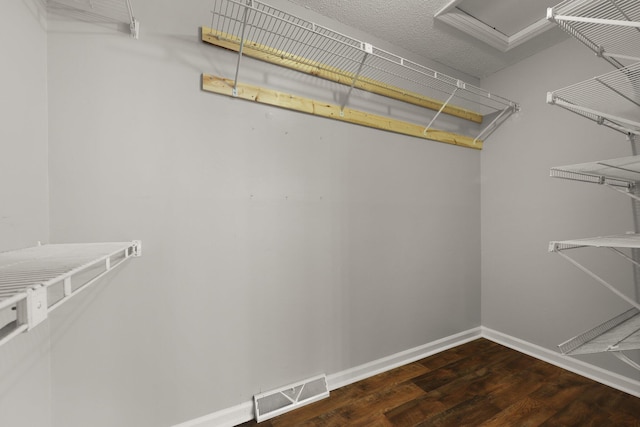 105 Londonderry Rd, Goose Creek, SC 29445 - spacious closet with wood finished floors and attic access