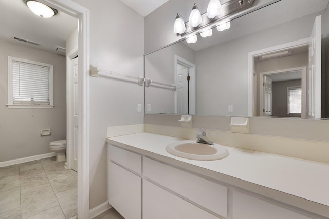 105 Londonderry Rd, Goose Creek, SC 29445 - bathroom featuring vanity, toilet, and baseboards