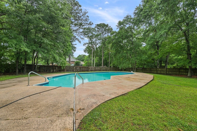 105 Londonderry Rd, Goose Creek, SC 29445 - view of pool with a patio area and view of wooded area