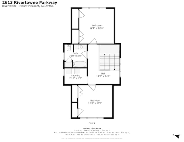 2613 Rivertowne Pkwy, Mount Pleasant, SC 29466 - floor plan / room layout