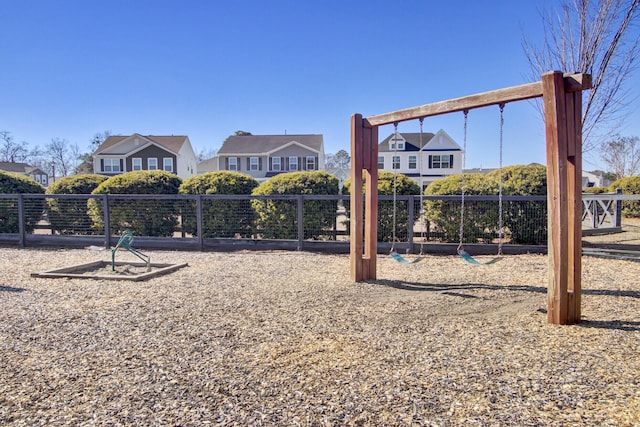 view of jungle gym