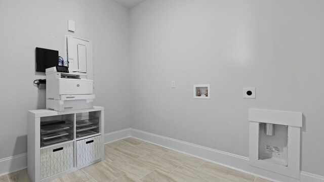 212 Bilge Rd, Ridgeville, SC 29472 - washroom with hookup for an electric dryer, washer hookup, and baseboards