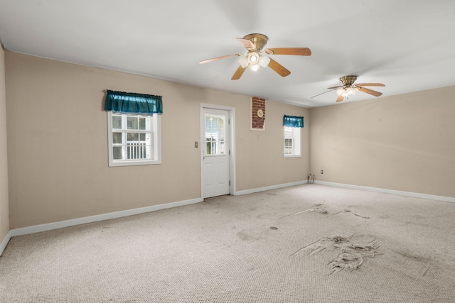 309 Padgett Loop, Walterboro, SC 29488 - carpeted spare room featuring baseboards and ceiling fan