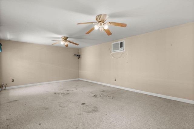 309 Padgett Loop, Walterboro, SC 29488 - spare room featuring baseboards, ceiling fan, and carpet