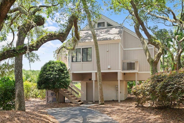 811 Treeloft Trce, Seabrook Island, SC 29455 - view of front of house featuring stairway