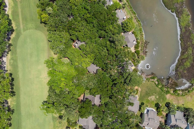 811 Treeloft Trce, Seabrook Island, SC 29455 - aerial view of property and surrounding area featuring a nearby body of water and a local golf course