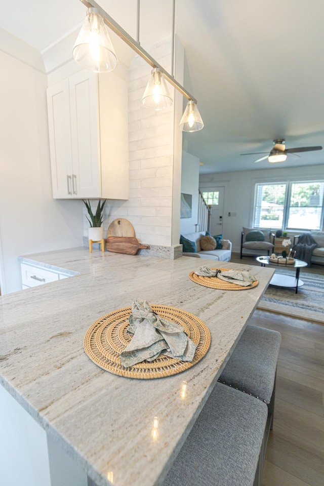 2020 Piper Dr, Charleston, SC 29407 - detailed view of wood finished floors and a ceiling fan
