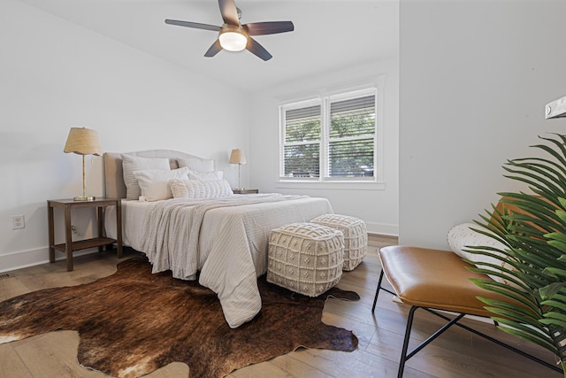 2020 Piper Dr, Charleston, SC 29407 - bedroom featuring wood finished floors and a ceiling fan