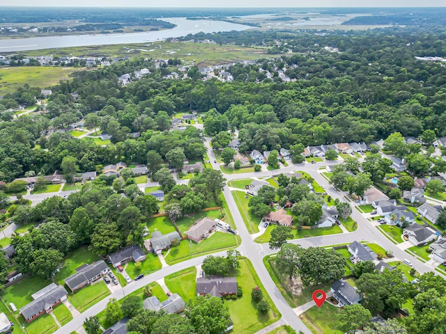2020 Piper Dr, Charleston, SC 29407 - aerial perspective of suburban area featuring a nearby body of water