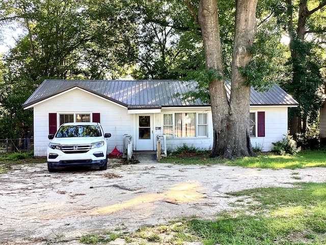 view of ranch-style house