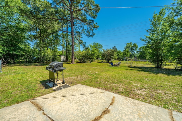 565 Estates Dr, Walterboro, SC 29488 - view of yard featuring a patio area and view of scattered trees