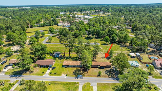 565 Estates Dr, Walterboro, SC 29488 - bird's eye view of a forest