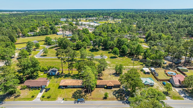 565 Estates Dr, Walterboro, SC 29488 - aerial view of a heavily wooded area