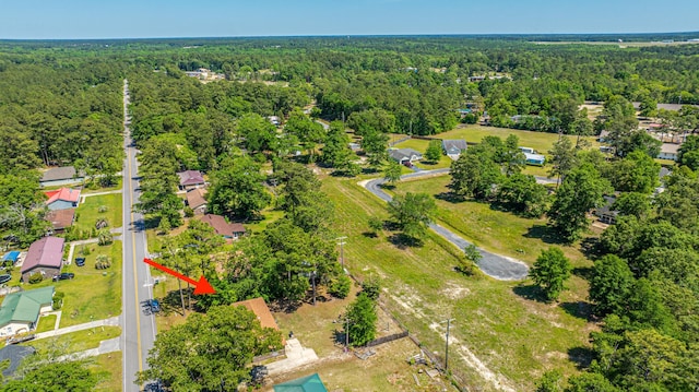 565 Estates Dr, Walterboro, SC 29488 - aerial view of property's location featuring a heavily wooded area