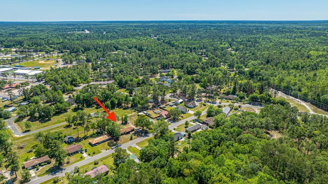565 Estates Dr, Walterboro, SC 29488 - aerial overview of property's location with a heavily wooded area