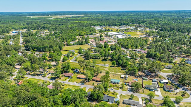 565 Estates Dr, Walterboro, SC 29488 - aerial view of property's location with a heavily wooded area