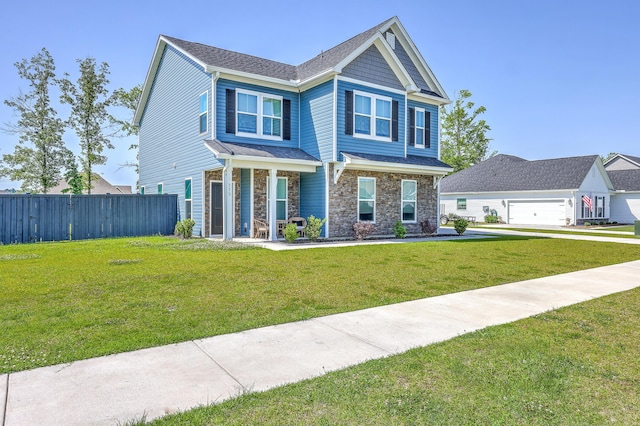 175 Darby Meadow Ln, Ridgeville, SC 29472 - view of front of house with stone siding