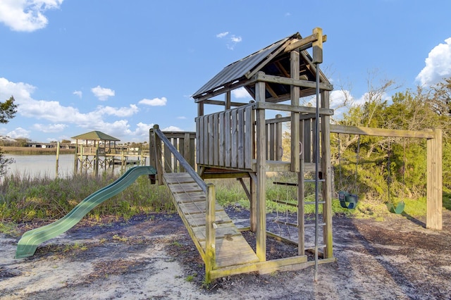 view of jungle gym