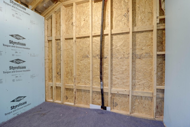 view of storage area