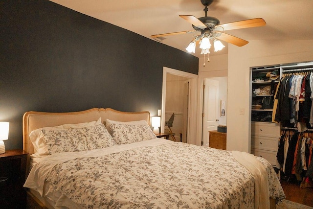 203 Weiters St, Walterboro, SC 29488 - bedroom with a closet and a ceiling fan