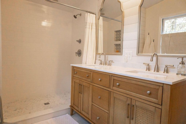 203 Weiters St, Walterboro, SC 29488 - full bath featuring tiled shower and double vanity
