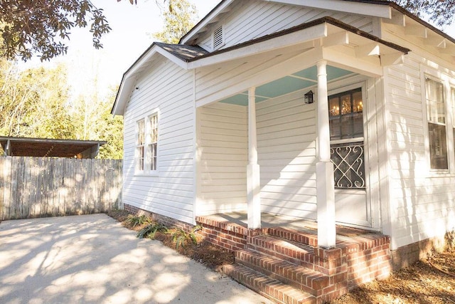203 Weiters St, Walterboro, SC 29488 - view of side of property featuring a porch