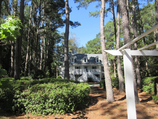 view of rear view of house