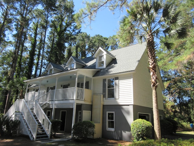 view of front of home