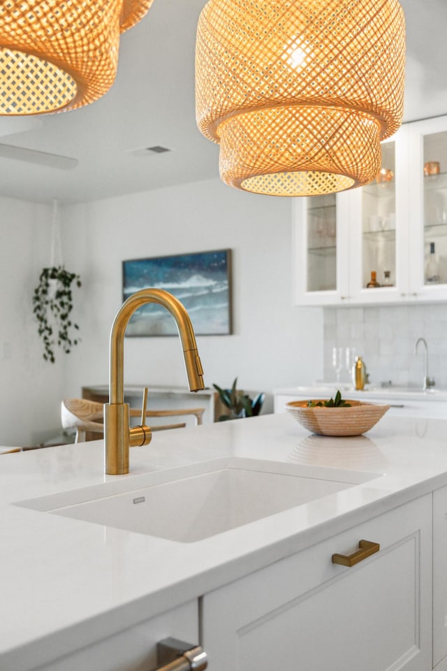 1815 Long Bend Dr, Seabrook Island, SC 29455 - detailed view of a sink and backsplash