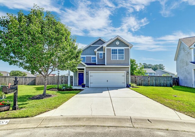 8038 Regency Elm Dr, North Charleston, SC 29406 - view of front of house with concrete driveway and a garage