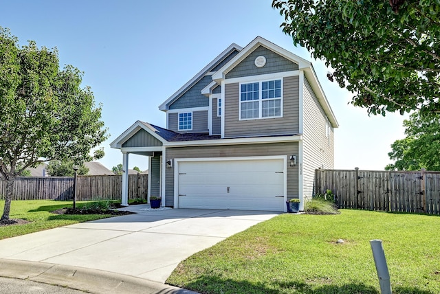 8038 Regency Elm Dr, North Charleston, SC 29406 - view of front of house featuring a garage and concrete driveway
