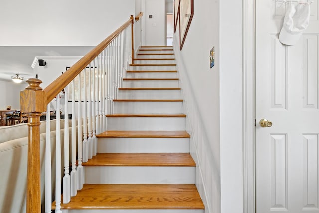view of staircase