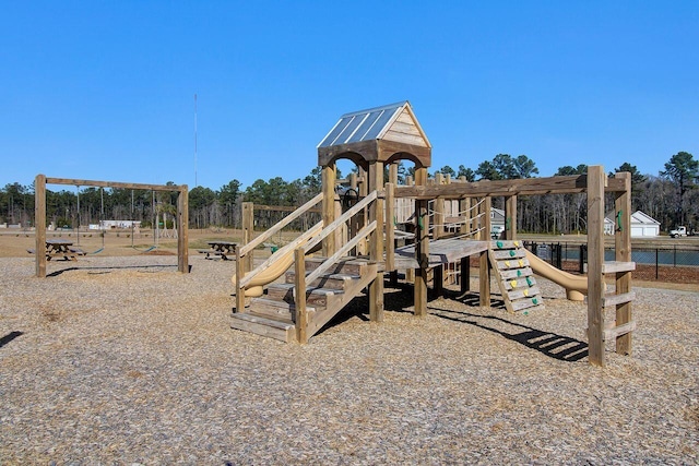 view of play area