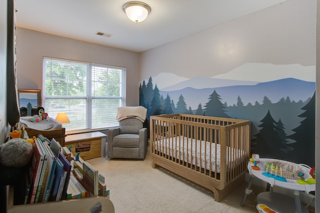 5134 E Liberty Park Cir N, Charleston, SC 29405 - carpeted bedroom featuring a nursery area